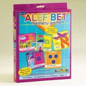  Rite Lite GAJ 1 Alef Bet Memory Game  Pack of 6