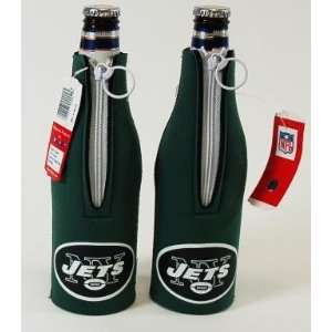   New York Jets Football Bottle Suit Koozies Coolers: Sports & Outdoors