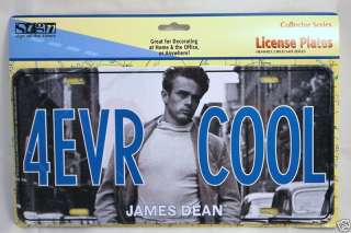Collector Series License Plate James Dean   FREE SHIP  