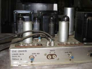 Vintage Fisher Tube Amp SA 16  
