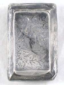   Sterling Silver Gilt Pocket Snuff Box by William Fowke dated 1825