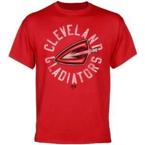  Cleveland Gladiators Sealed T shirt   Red Sports 