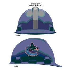 Vancouver Canucks NHL Hard Hat: Sports & Outdoors