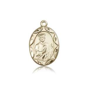  14kt Gold St. Jude Medal Jewelry