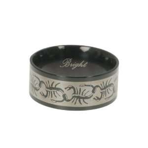 316L Stainless Steel Ring with Scorpion Design, Width  10mm, Sizes 9 