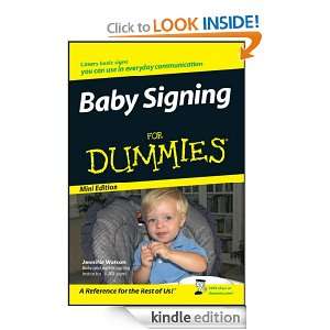 Baby Signing For Dummies®, Mini Edition Jennifer Watson  