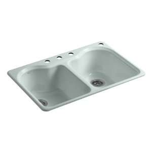  Kohler K 5818 4 FE Hartland Self Rimming Kitchen Sink with 
