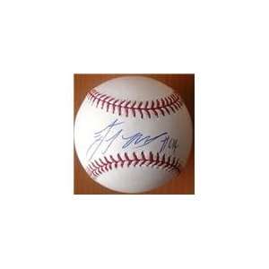  Lastings Milledge Signed Official MLB Baseball: Sports 