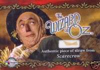 WIZARD OF OZ PROP COSTUME SCARECROW STRAW SCSS CARD  