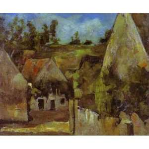  Oil Painting: The Hanged Mans House: Paul Cezanne Hand 
