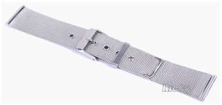 20mm Stainless Steel Mesh Bracelet Watch Band Strap Pin Buckle b82 