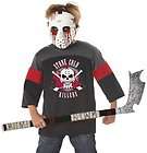 Boys Bloody Zombie Hockey Player Fancy Dress Halloween 