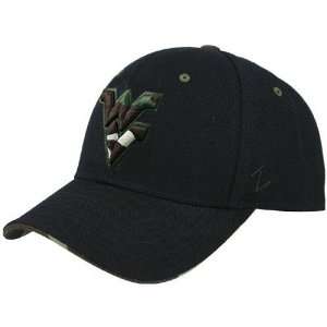  Zephyr West Virginia Mountaineers Black Camo Logo Hat 