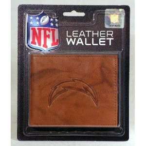 San Diego Chargers NFL Embossed Leather Billfold Wallet New:  