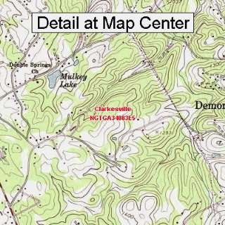   Map   Clarkesville, Georgia (Folded/Waterproof)
