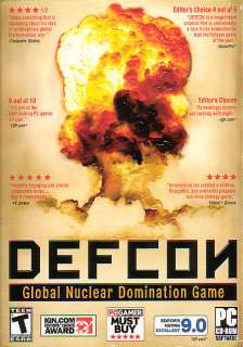 DEFCON Global Nuclear Domination PC Game NEW BOX Vista 705381138402 