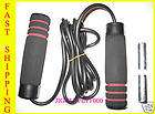GOLDS GYM 1 1/2 lb WEIGHTED ADJUSTABLE SPEED Jump Rope