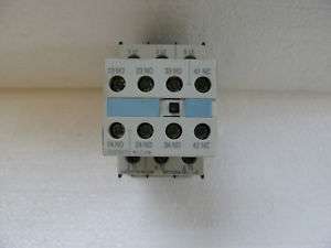 SIEMENS 3ZX10120RT021AA1 CONTACTOR WITH 3RH19211FA31  