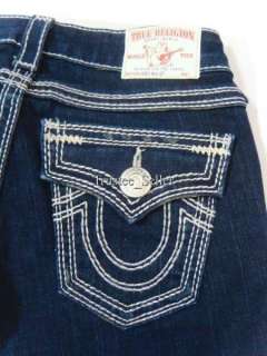 NWT TRUE RELIGION Women Joey Big QT Dark Cordoba Jeans  