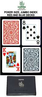 try copag 100 % plastic playing cards 2 deck set up with case blue red 
