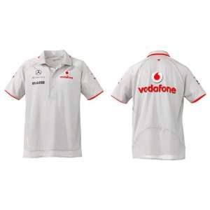  Vodafone McLaren Mercedes Silver Team Shirt X Large 