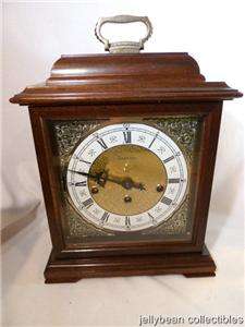 Estate Hamilton Chiming Mantle Clock & Key  