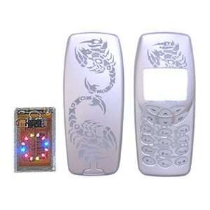  Flashing Battery With Silver Scorpion Faceplate For Nokia 