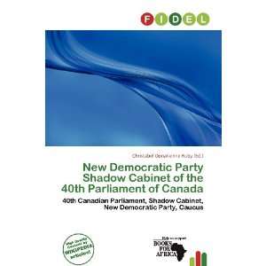  New Democratic Party Shadow Cabinet of the 40th Parliament 