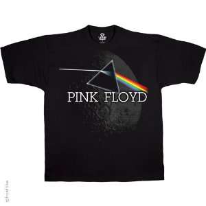  Pink Floyd Dark Side Crater T Shirt (Black), 2XL: Sports 
