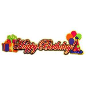  Say Its Your Birthday Collection   Die Cuts   Happy Birthday   Script