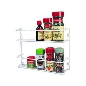  Grayline 40504 Two Shelf Spice Rack, White: Home & Kitchen