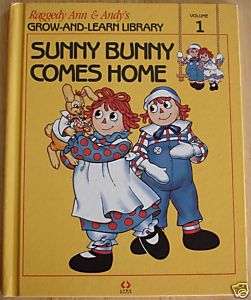 Raggedy Ann Sunny Bunny Comes Home HB 1988 NEAR MINT  