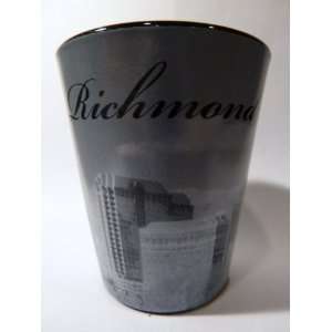  Richmond Virginia B & W Skyline Shot Glass Kitchen 