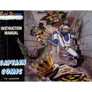  Captain Comic NES Instruction Booklet (Nintendo NES Manual 