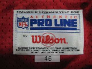 1994 Authentic SF 49ers Jerry Rice WILSON jersey 46 SIGNED PRO Line 