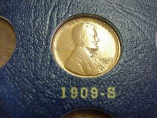 1909 1940 LINCOLN PENNY COMPLETE SET WITH S VDB 1914 D 1922 PLAIN 