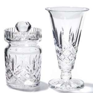   Crystal Araglin Jam Jar & Posy Vase Set, New in Waterford Boxes: Home
