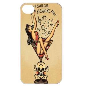 NEW Sailor Jerry Tattoo 1 in iPhone 4 or 4S Hard Plastic Case Cover 