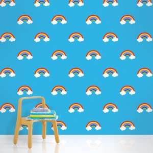  Rainbow in Blue Removable Wallpaper: Home Improvement