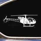 Alouette 2 Helicopter Round Tank High Skid Decal R011
