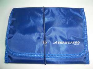 Transaero Russian Airlines Travel Amenity Kit Bag  
