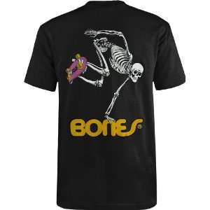   Classic Skateboard Skeleton T Shirt (Small, Black)