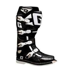  Gaerne SG 12 Motocross Boots , Color Black, Size 12 2160 