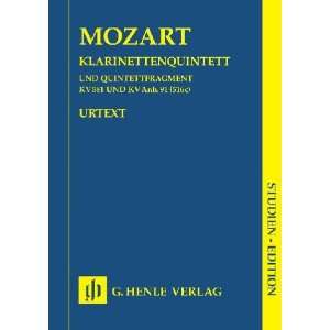  Mozart Clarinet Quintet in A major K. 581 and Fragment K 