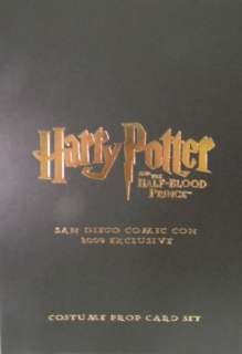 Harry Potter 2009 SDCC Exclusive Costume Prop Card Set  