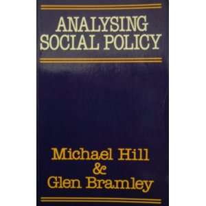    Analysing Social Policy (9780631146926) Michael Hill Books
