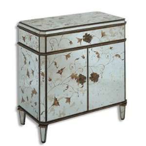    PC8210   Hand Painted Antique Mirrored Chest: Home & Kitchen