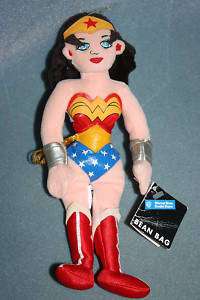 Warner Bros. Bean Bag Doll WONDER WOMAN   new   1998  