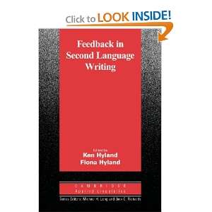  Feedback in Second Language Writing Contexts and Issues 