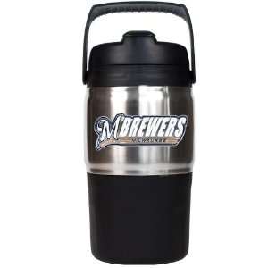  Sports MLB BREWERS 48oz Travel Jug/Stainless Steel: Sports 